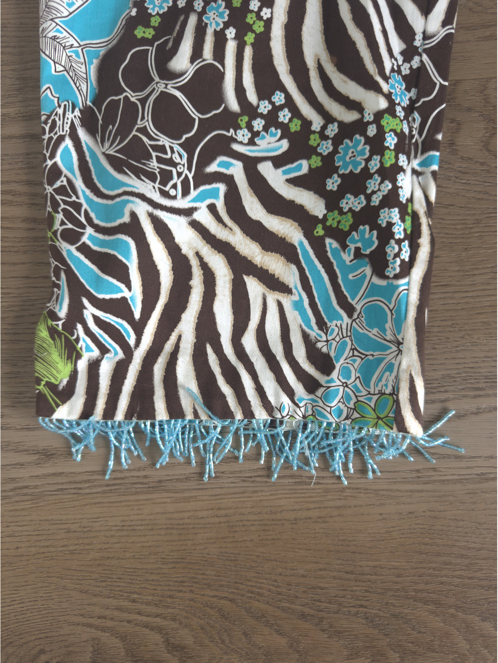 Y2K BEADED FRINGE! Hem Fun Pants!